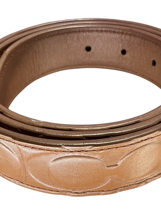 NWT Coach Reversible Harness Buckle Glovetanned Leather Belt main image 4
